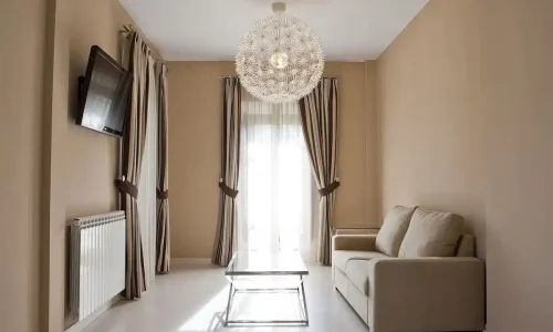 Imagen del salón del Hotel Villa Marrón.