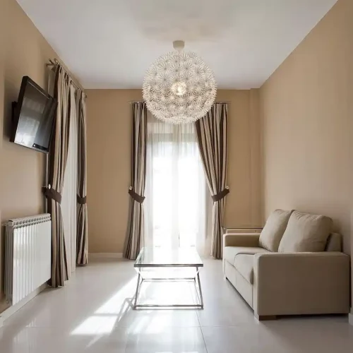 Imagen del salón del Hotel Villa Marrón.