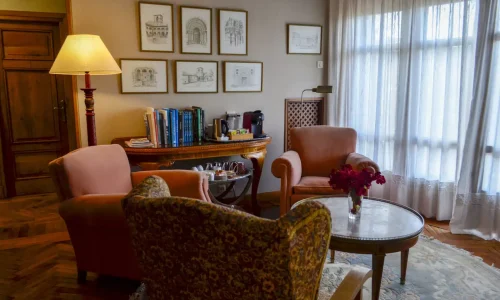 Salón del Hotel Hontoria.