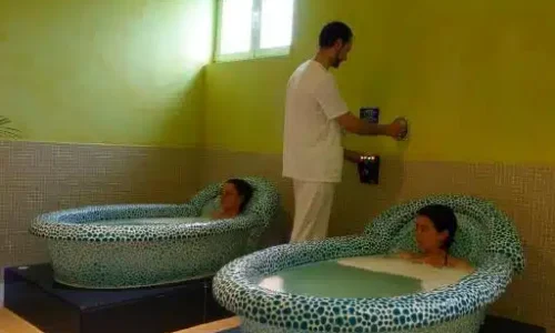 Zona wellness del Hotel Silken Spa La Hacienda de Don Juan