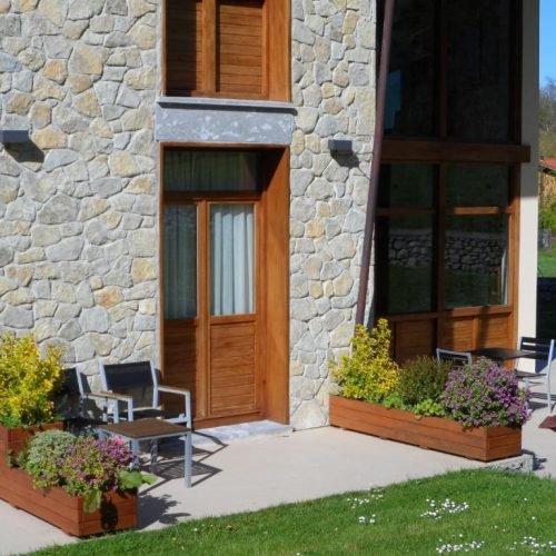 Terraza de las habitaciones del Hotel La Quintaesencia