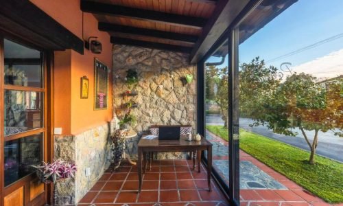 Terraza común del Hotel Rural Porrúa