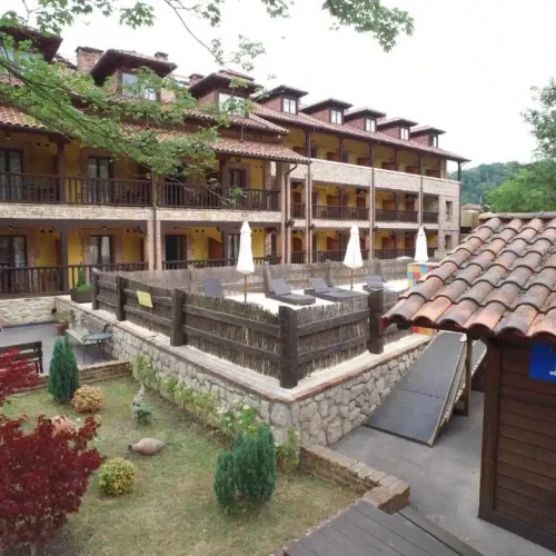 Terraza exterior del del Hotel & Spa María Manuela