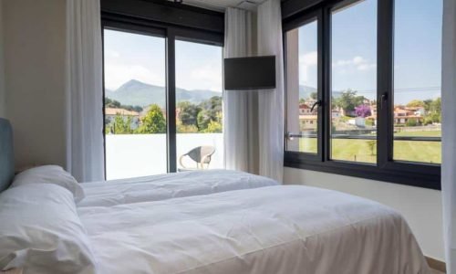 Imagen de las vistas de una habitación del Hotel A Mares