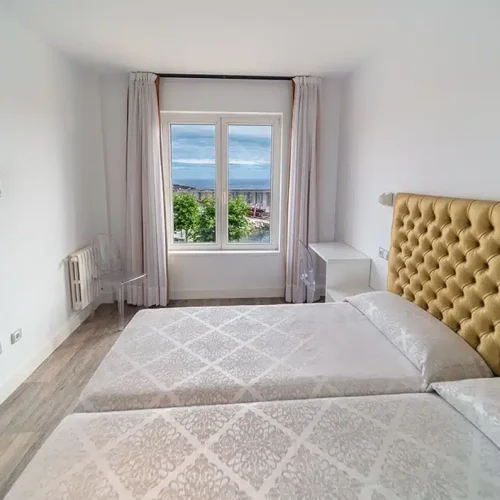 Vistas desde las habitaciones del Hotel Miraolas al Mar Cantábrico.