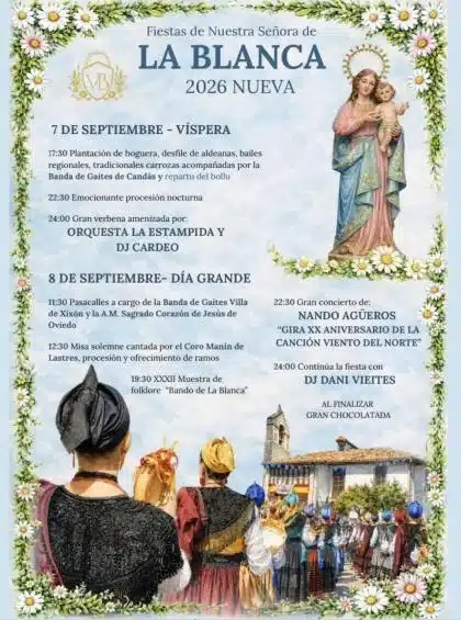 Fiestas de Nuestra Señora de La Blanca Nueva de Llanes
