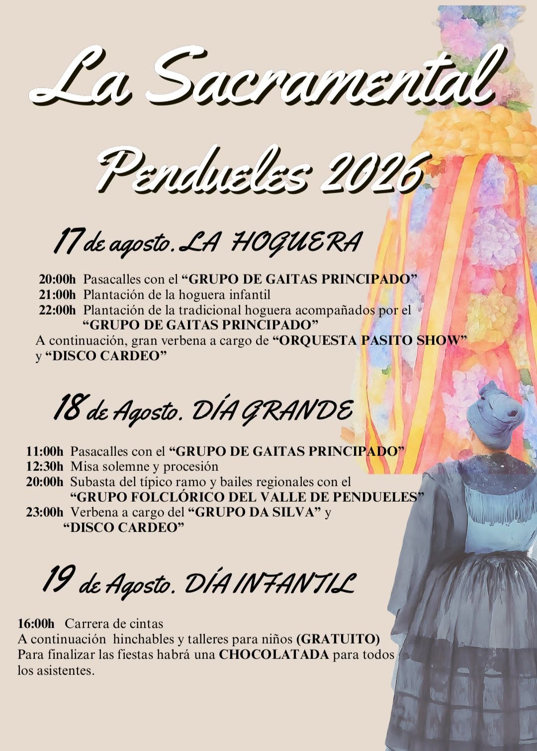 Fiesta de la Sacramental en Pendueles Llanes