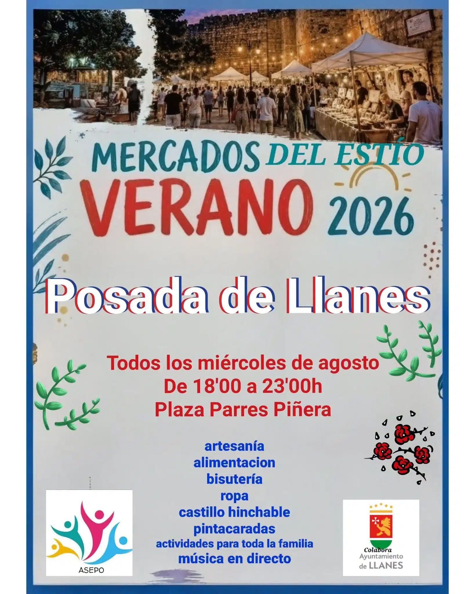 Mercados del Estío 2026 en Posada de Llanes