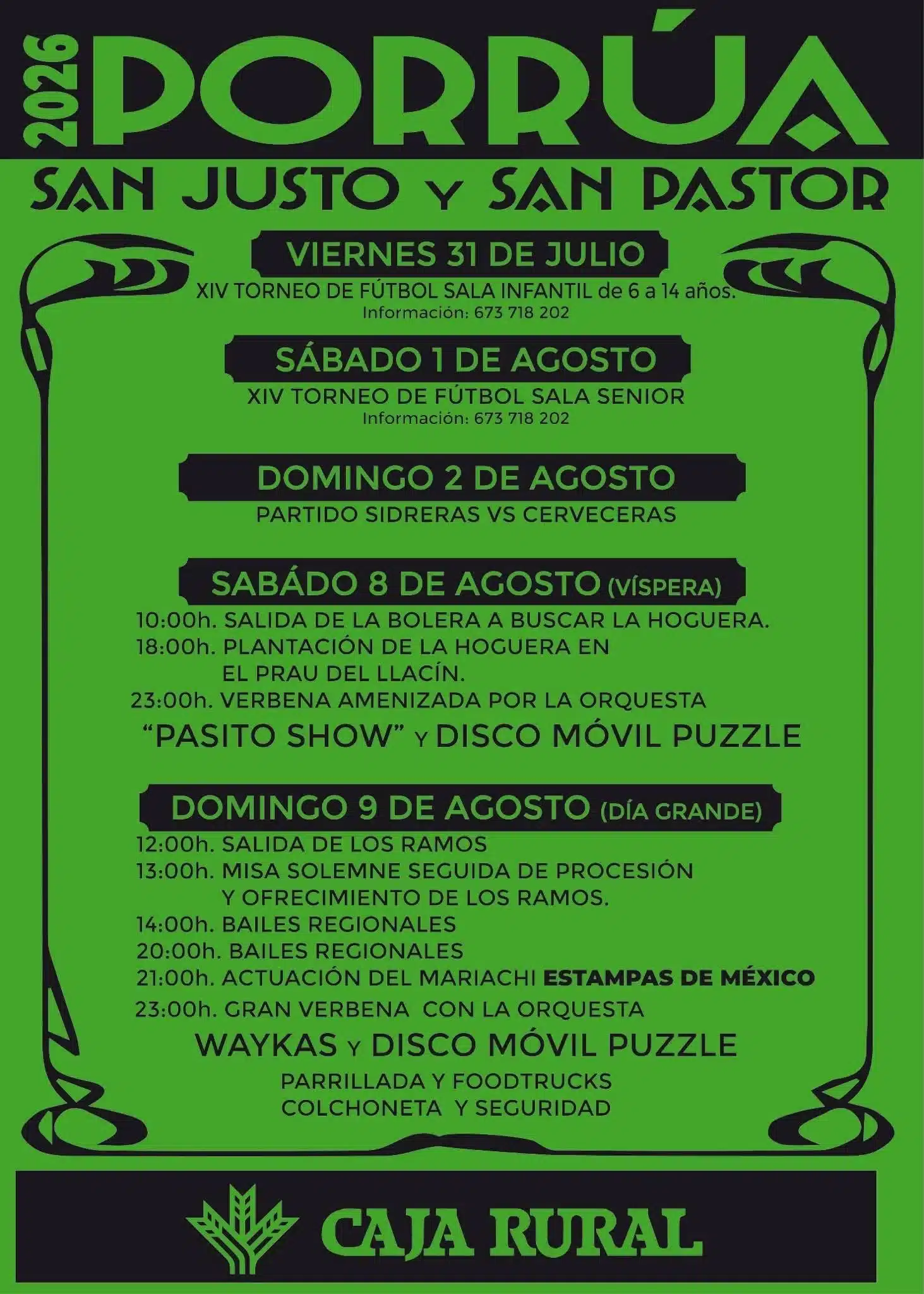 Fiesta de San Justo y San Pastor Porrúa