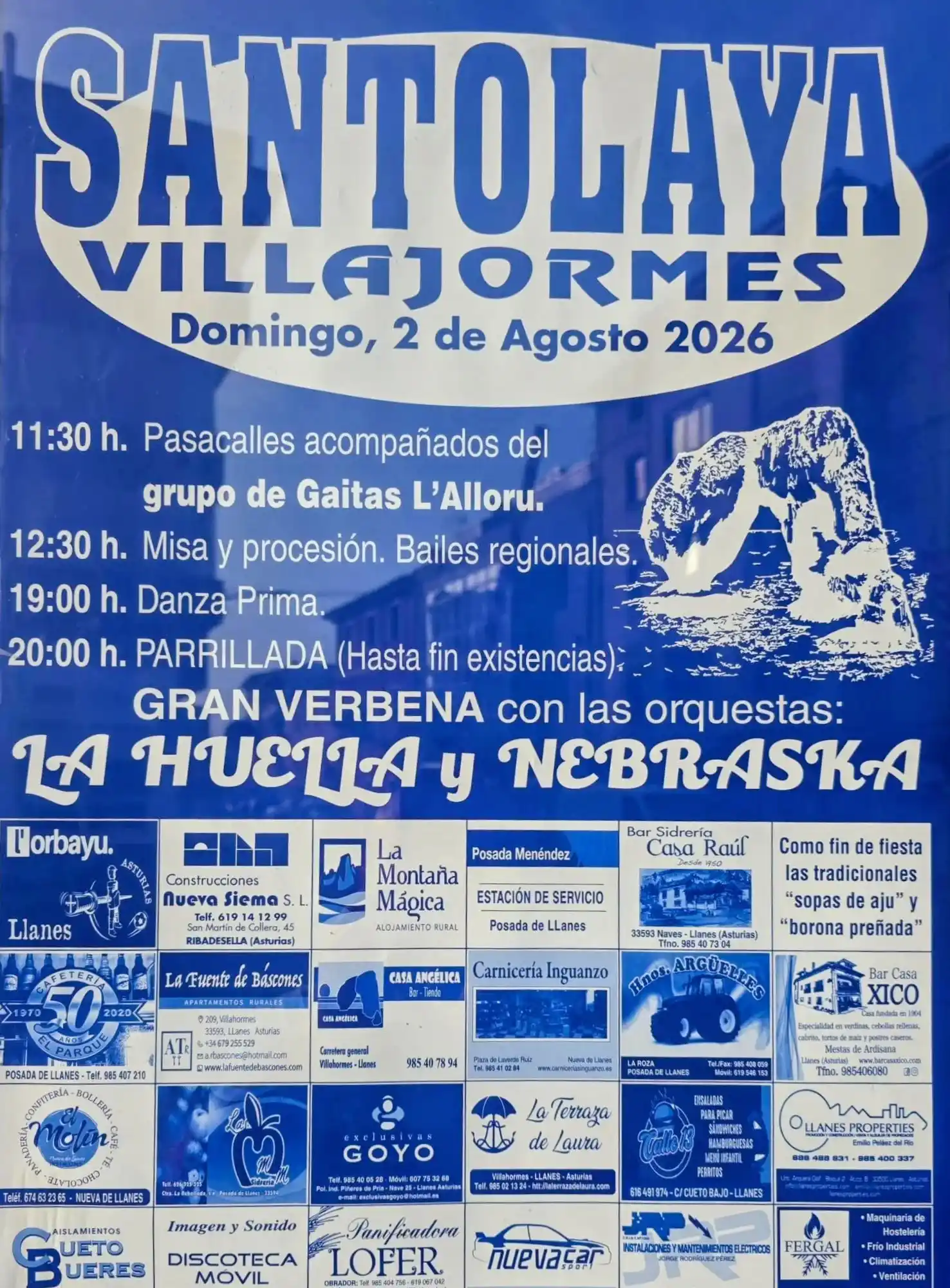 Fiesta de Santolaya en Villahormes